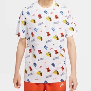 ‎Nike Los Zapatos Mas Frescos Taco Patterned Men’s Tee XXL